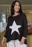 Big Softie Star Slouch Knit Chocolate -